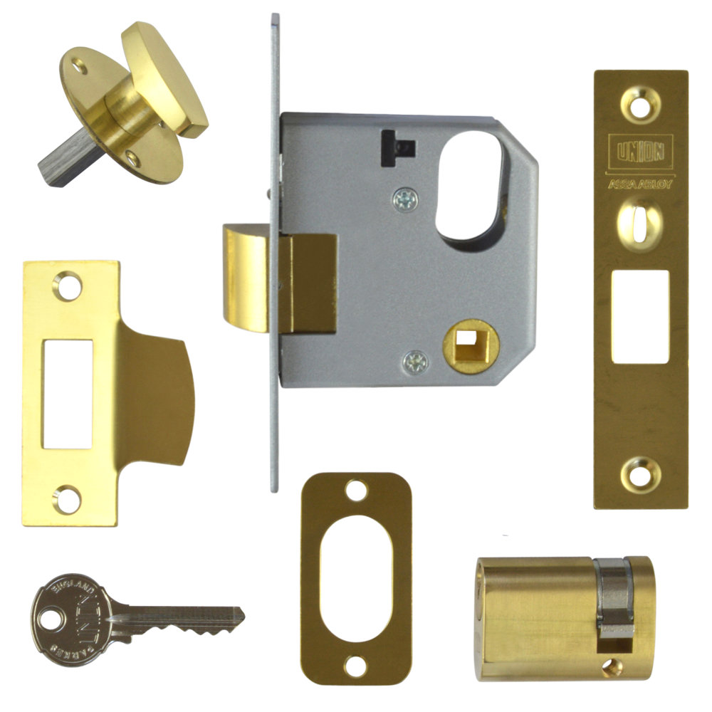 UNION 2332 Oval Nightlatch - 64mm PL Boxed