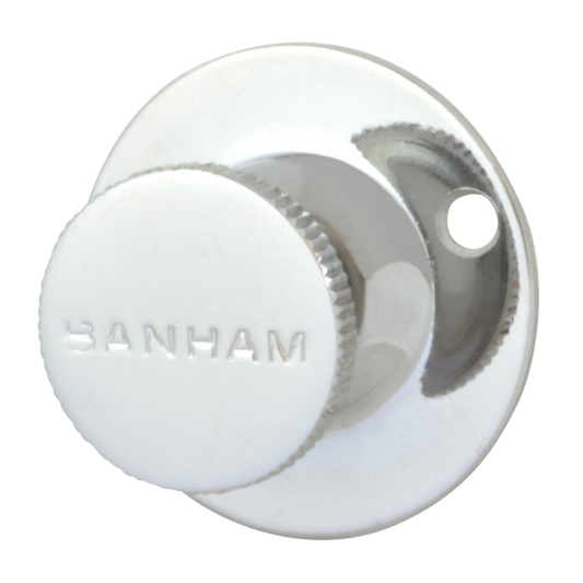 Banham R102 Security Bolt Turn Knob - 40mm CP