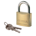 CISA 22010 KA Open Shackle Brass Padlock - 30mm KA `GA0386` Boxed