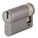 UNION 2X20A Euro Half Cylinder - 40mm (30/10) KD SC