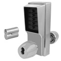 DORMAKABA Series 1000 1041B Knob Operated Digital Lock With Key Override & Passage Set - SC With Cylinder 1041B-26D
