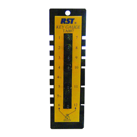 RST TA007 Pin & Pipe Key Gauge - TA007
