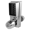 DORMAKABA Simplex 1000 Series 1021B Knob Operated Digital Lock With Key Override - SC With Cylinder 1021B-26D