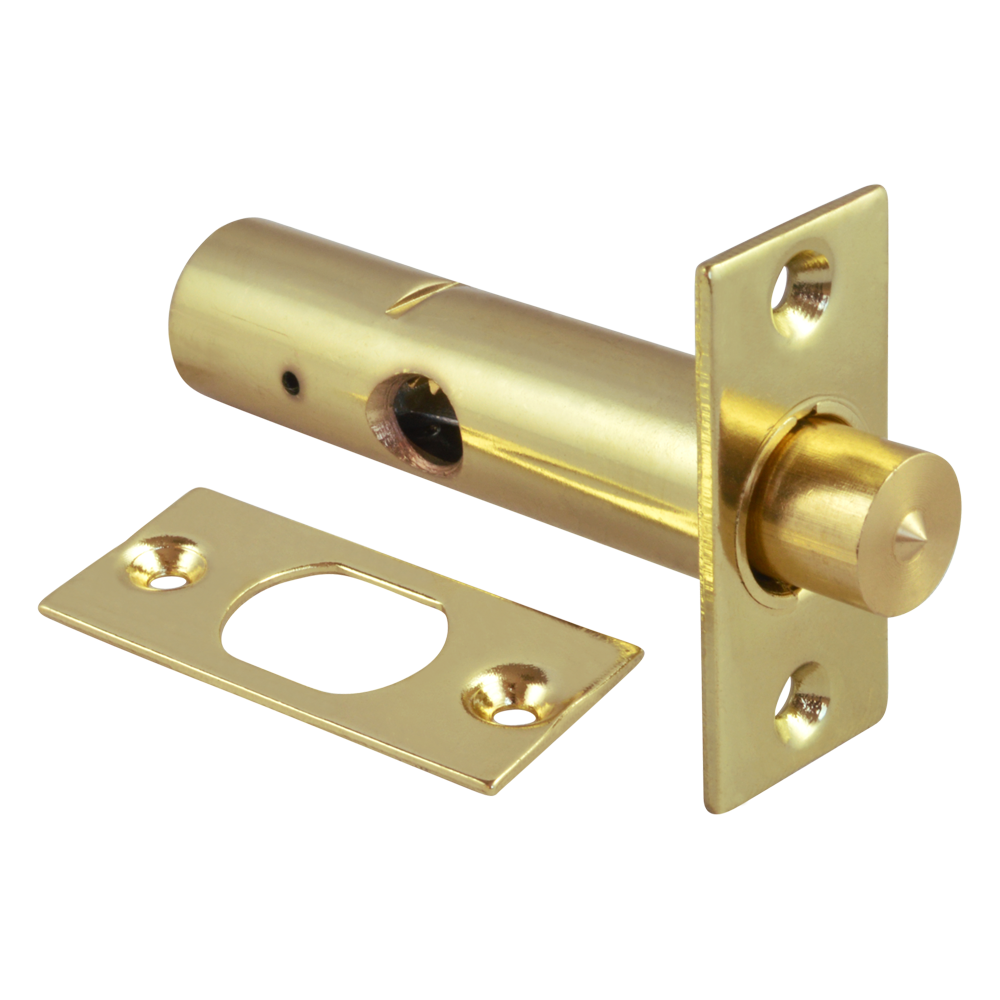 ERA 838 Door Security Bolt - Key - 60mm PB Single Visi