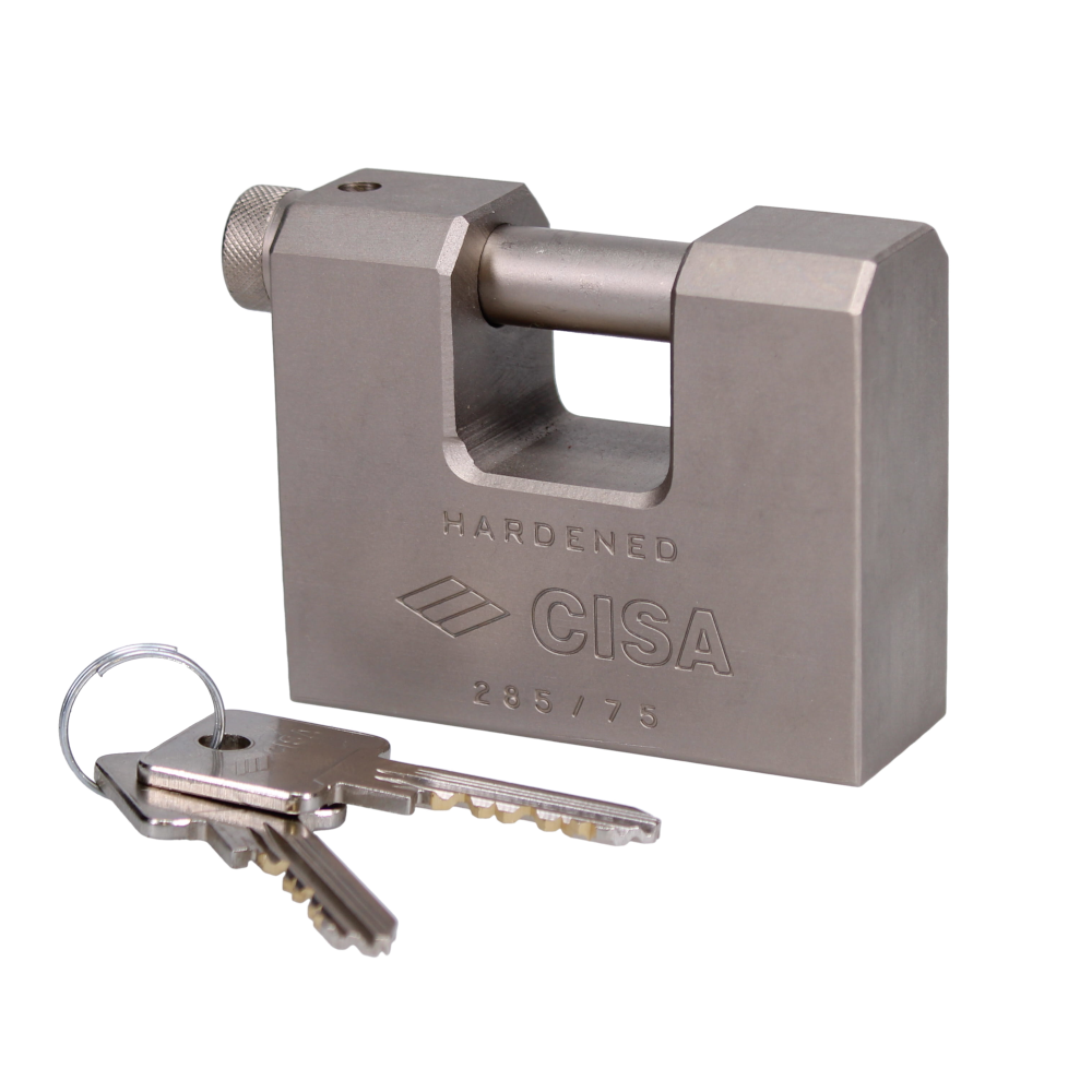 CISA 28550 LIM Steel Sliding Shackle Padlock - 75mm KD 28550-75 Boxed