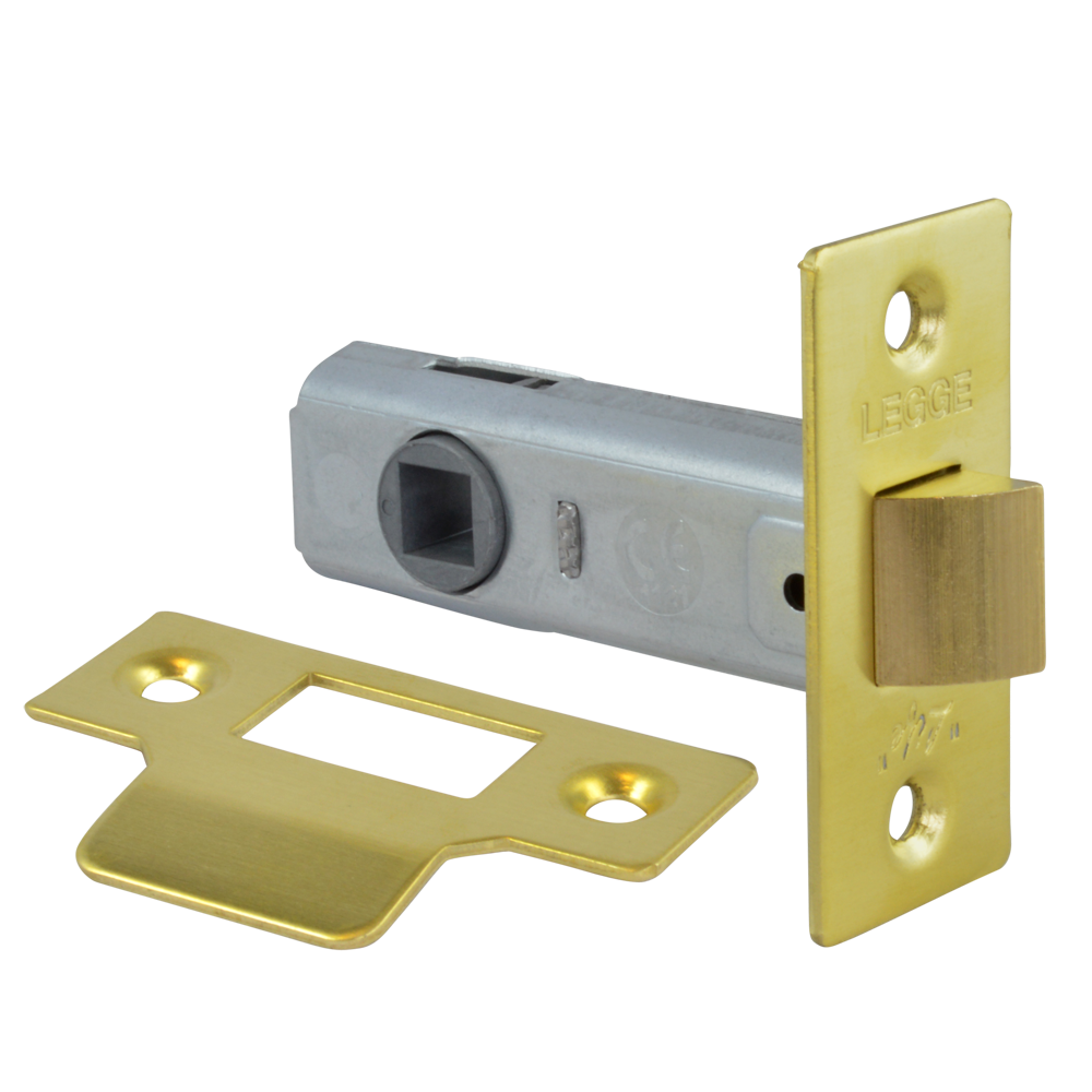 Legge 3721 & 3722 Tubular Latch - 64mm PB Bagged