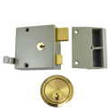 UNION 1332 & 1334 Drawback Rimlock - 50mm CG Case - PL Cyl Visi