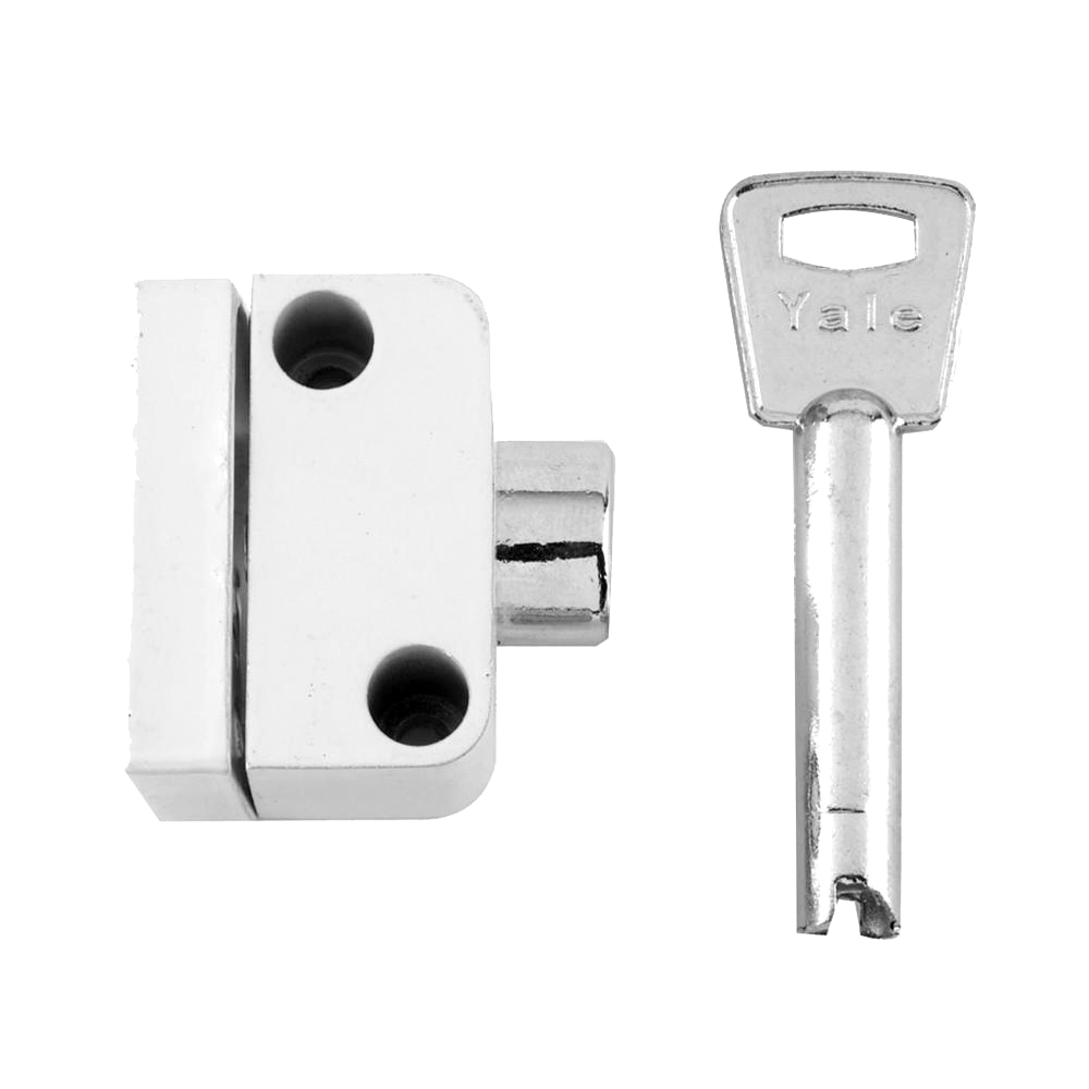 YALE 8K102 Window Push Lock - WH 2 Locks + 1 Key Visi