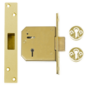 UNION C-Series 3G115 5 Lever Deadlock - 80mm PB KD Boxed