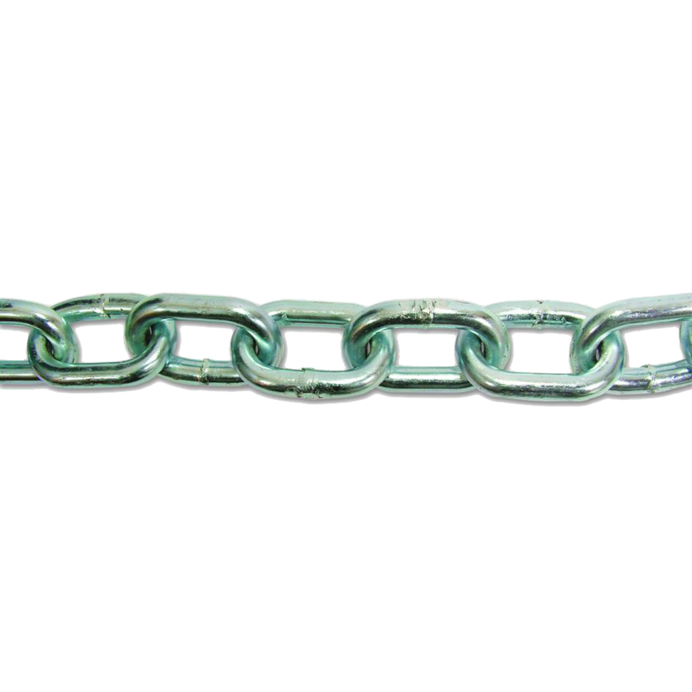ENGLISH CHAIN Zinc Plated Welded Steel Chain - 25m Chain - 5mm Link Diameter - ZP - 8930