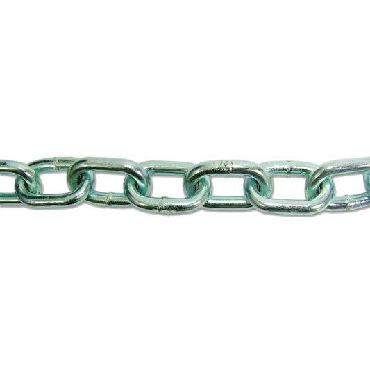 ENGLISH CHAIN Zinc Plated Welded Steel Chain - 25m Chain - 5mm Link Diameter - ZP - 8930