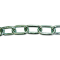 ENGLISH CHAIN Zinc Plated Welded Steel Chain - 25m Chain - 5mm Link Diameter - ZP - 8933