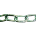 ENGLISH CHAIN Zinc Plated Welded Steel Chain - 15m Chain - 6.5mm Link Diameter - ZP