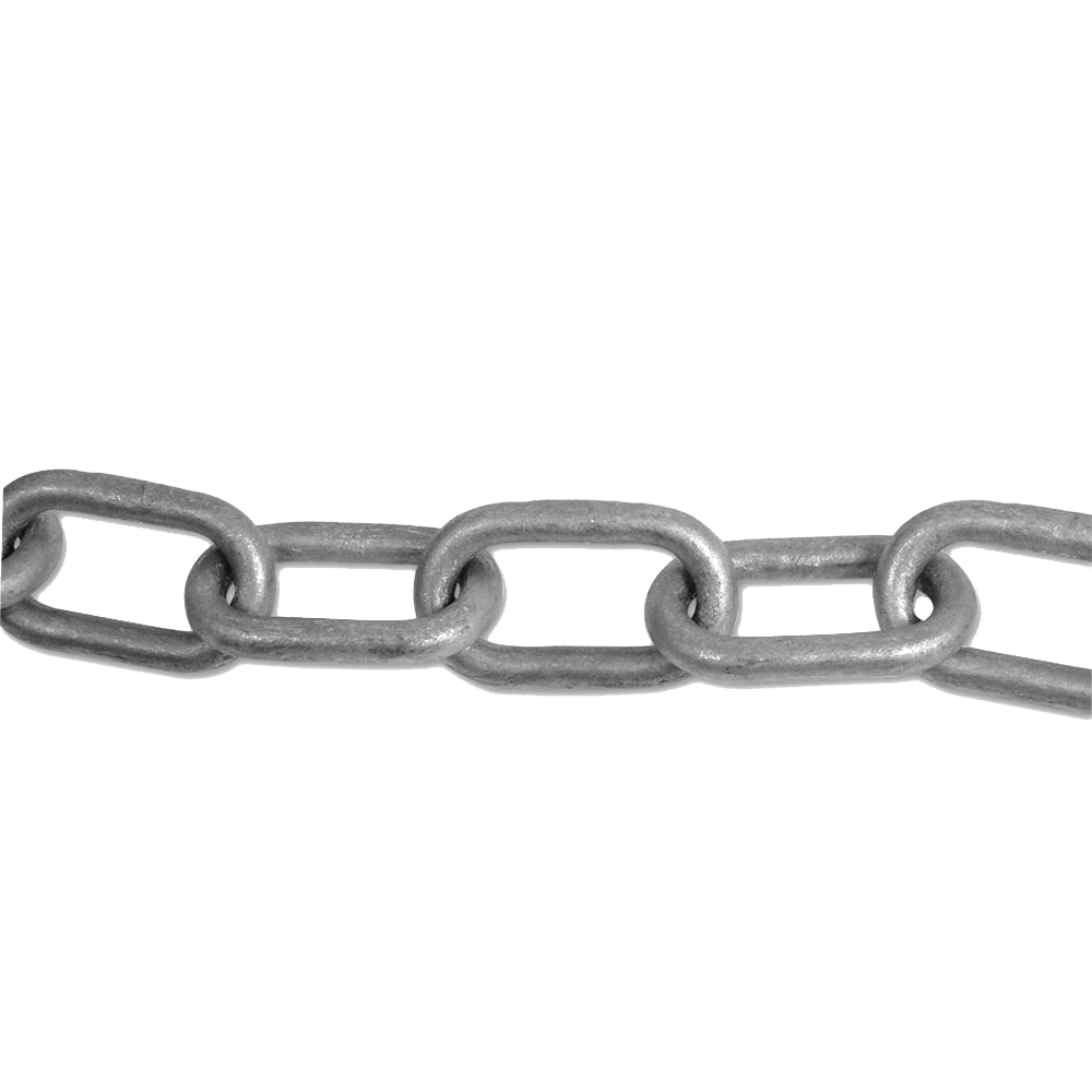 ENGLISH CHAIN Hot Galvanised Welded Steel Chain - 6.5mm GALV 10m