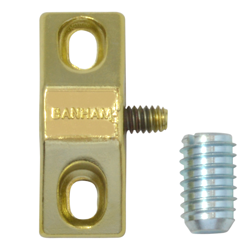 Banham W106 Casement Window Lock - GOLD Bagged