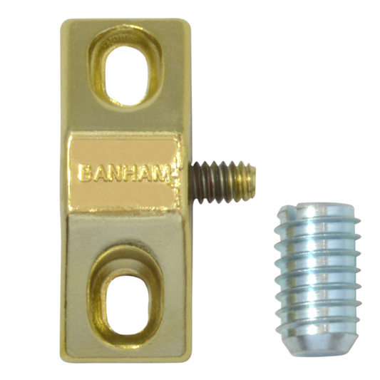 Banham W106 Casement Window Lock - GOLD Bagged
