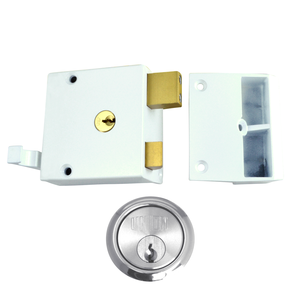 UNION 1332 & 1334 Drawback Rimlock - 50mm WE Case - SC Cyl Boxed