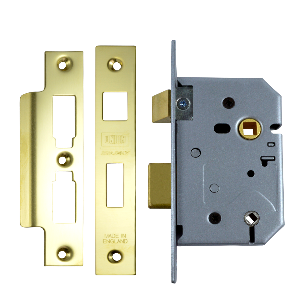 UNION 2226 Mortice Bathroom Lock - 64mm PL Bagged