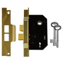 UNION 2242 2 Lever Sashlock - 64mm EB KD Bagged