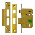 ASEC 3 Lever Sashlock - 64mm PB KD Boxed