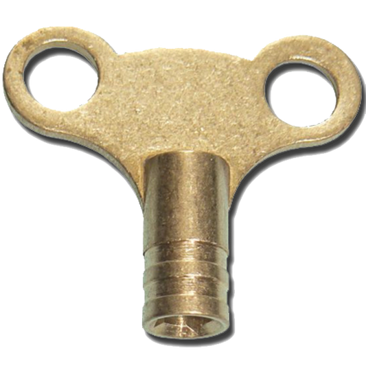 ASEC Brass `Clock Style` Radiator Key - PA20L
