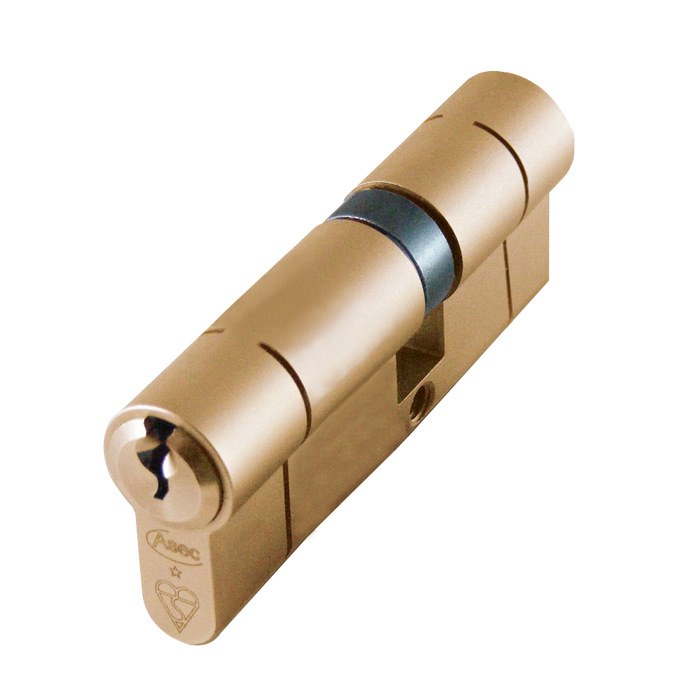 ASEC Kite BS 1 Star Kitemarked Euro Double Cylinder - 80mm 35/45 (30/10/40) KD SB Visi