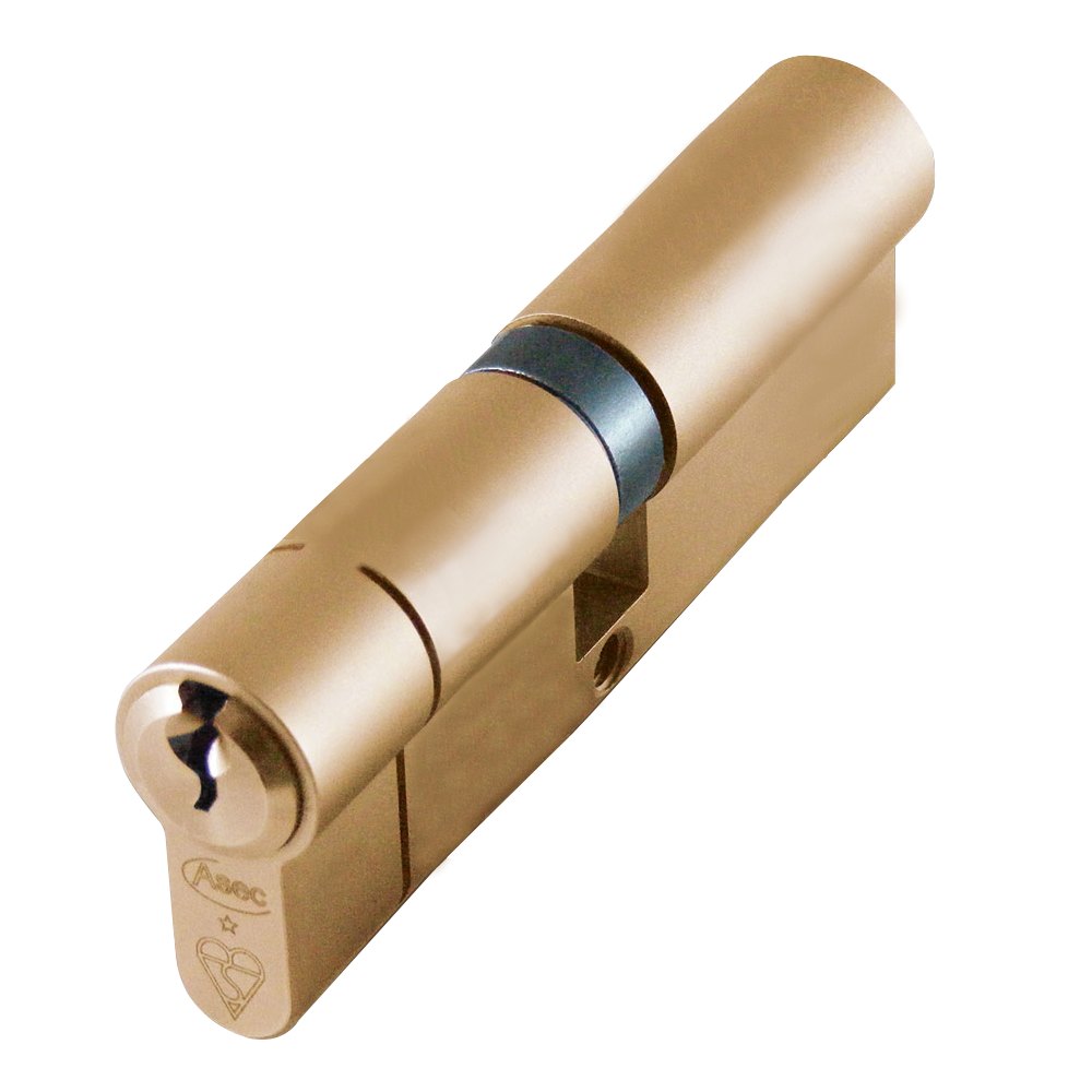 ASEC Kite BS 1 Star Kitemarked Euro Double Cylinder - 90mm 45/45 (40/10/40) KD SB Visi