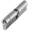 ASEC Kite BS 1 Star Kitemarked Euro Double Cylinder - 100mm 50/50 (45/10/45) KD NP Visi