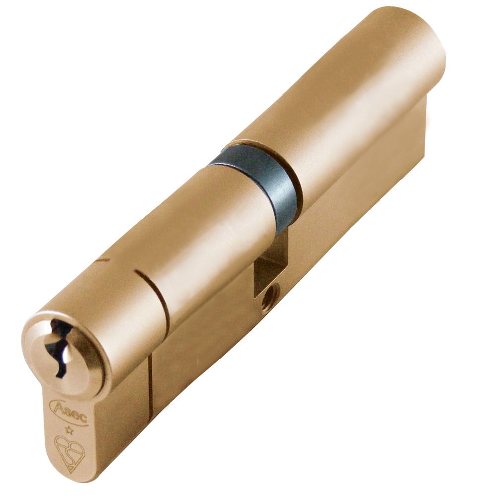 ASEC Kite BS 1 Star Kitemarked Euro Double Cylinder - 100mm 50/50 (45/10/45) KD SB Visi