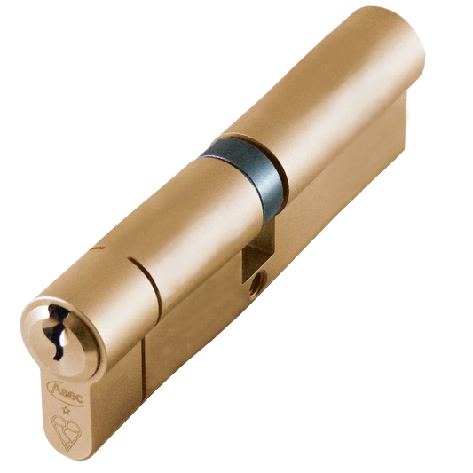ASEC Kite BS 1 Star Kitemarked Euro Double Cylinder - 100mm 50/50 (45/10/45) KD SB Visi