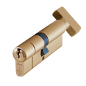 ASEC Kite BS 1 Star Kitemarked Euro Key & Turn Cylinder - 80mm 40/T40 (35/10/T35) KD SB Visi