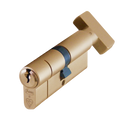 ASEC Kite BS 1 Star Kitemarked Euro Key & Turn Cylinder - 75mm 40/T35 (35/10/T30) KD SB Visi
