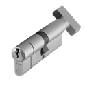 ASEC Kite BS 1 Star Kitemarked Euro Key & Turn Cylinder - 85mm 45/T40 (40/10/T35) KD NP Visi