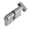 ASEC Kite BS 1 Star Kitemarked Euro Key & Turn Cylinder - 85mm 40/T45 (35/10/T40) KD NP Visi