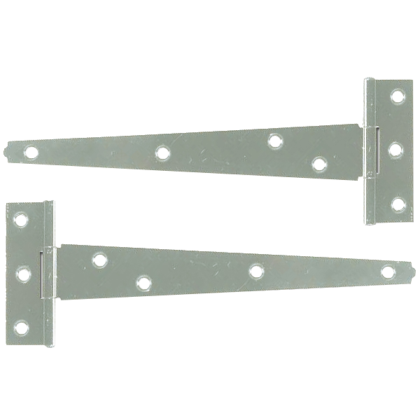 ASEC Light Tee Hinge - Zinc Plated - 300mm (Pair)