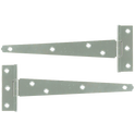 ASEC Medium Tee Hinge - Zinc Plated - 400mm (Pair)