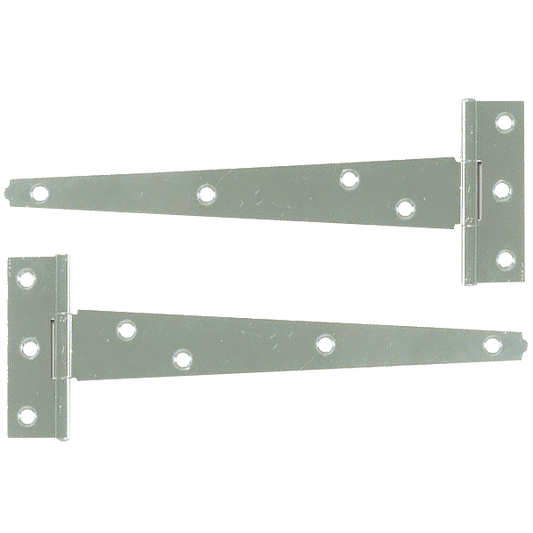 ASEC Medium Tee Hinge - Zinc Plated - 400mm (Pair)