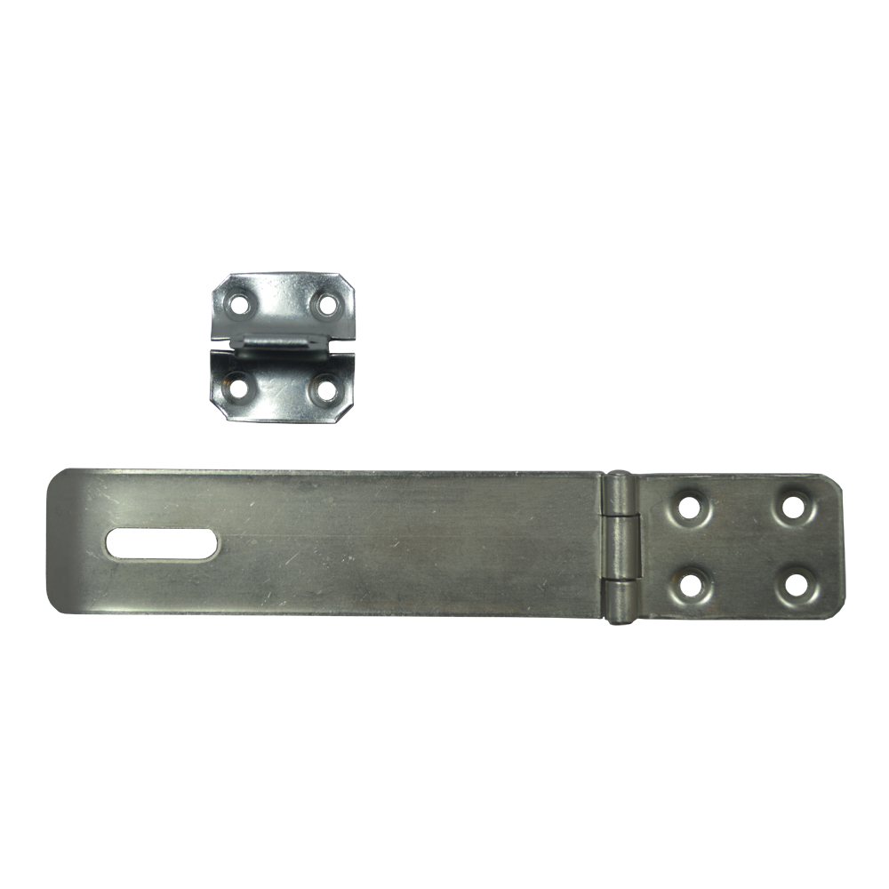 ASEC Safety Hasp & Staple - Galvanised - 150mm
