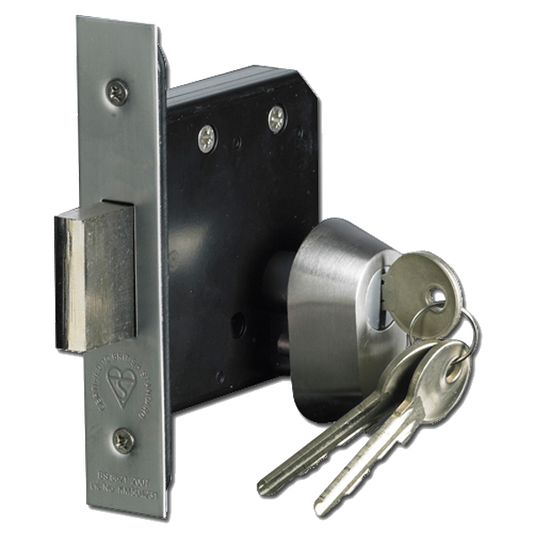 ASEC BS3621 Double Euro Mortice Deadlock - 76mm SC KD Boxed