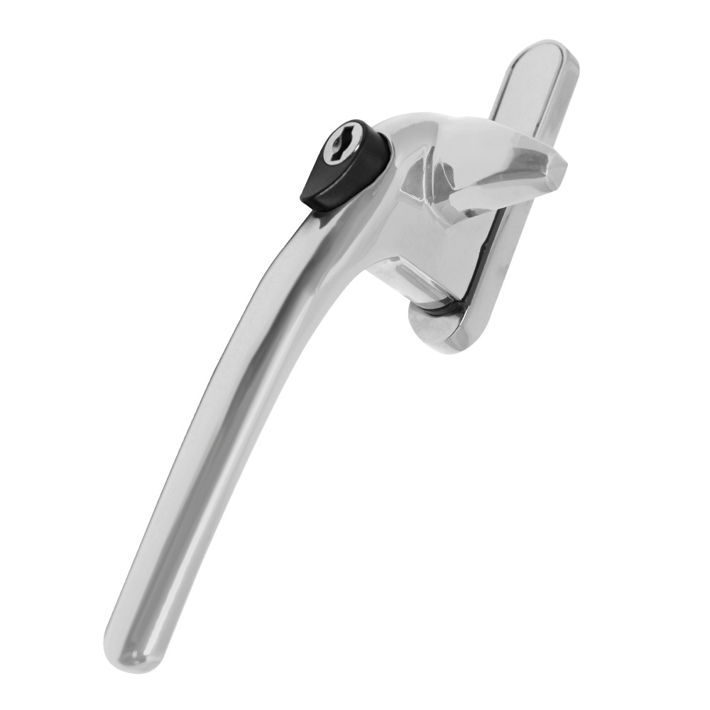 ASEC Adjustable Cockspur Handle Kit (9mm - 21mm) - LH Satin Anodised Aluminium