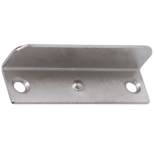 ASEC Furniture Lock Strike Plate - Silver