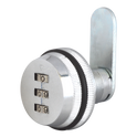 ASEC 3 Digit Combination Nutfix Camlock - 20mm Silver