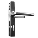 ASEC 70 Lever/Lever Door Furniture To Suit Ferco - 205mm Backplate - Chrome