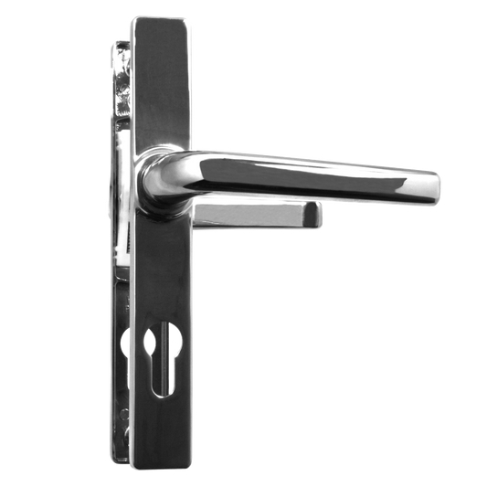 ASEC 70 Lever/Lever Door Furniture To Suit Ferco - 205mm Backplate - Chrome