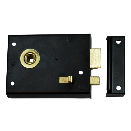 ASEC Rim Latch & Snib - 100mm - Black