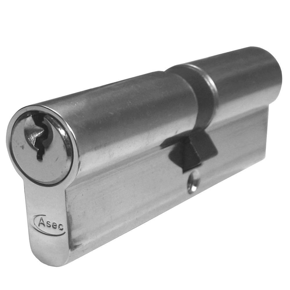 ASEC 6-Pin Euro Double Cylinder - 90mm 40/50 (35/10/45) KD NP Visi