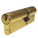 ASEC 6-Pin Euro Double Cylinder - 90mm 40/50 (35/10/45) KD PB Visi
