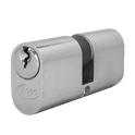 ASEC 6-Pin Oval Double Cylinder - 70mm 35/35 (30/10/30) KD NP Visi