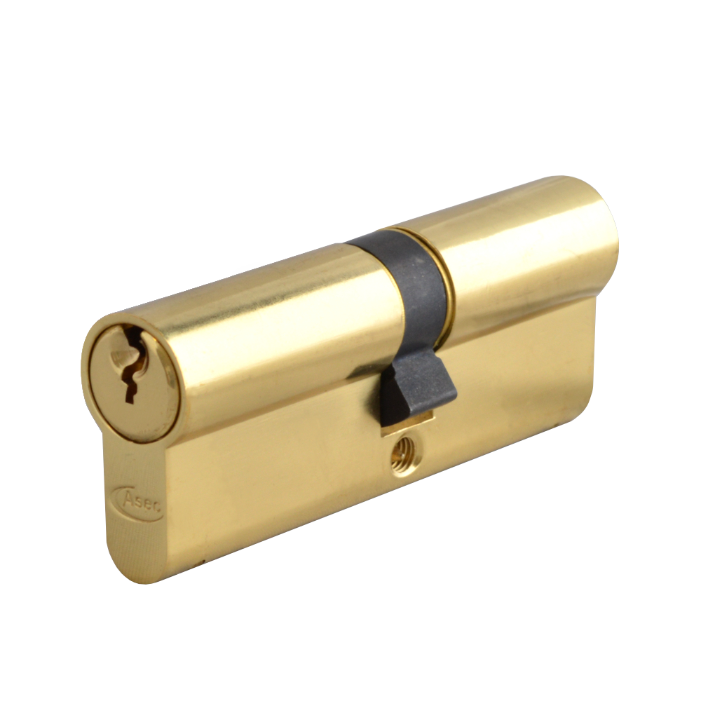 ASEC 5-Pin Euro Double Cylinder - 75mm 35/40 (30/10/35) KD PB Visi