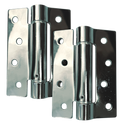 ASEC Spring Hinge - Pair - Chrome Polished (Pair)
